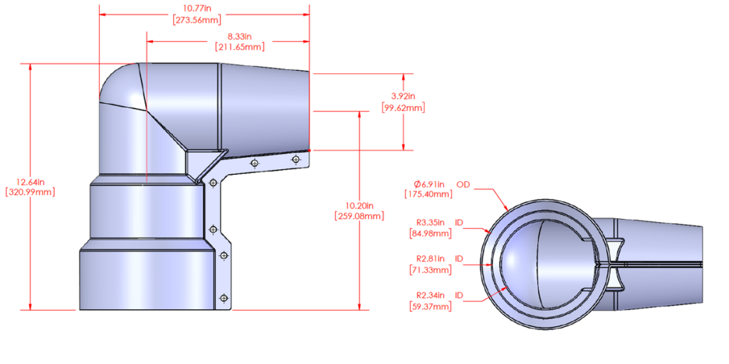 90° Right Angle Bushing Cover - Midsun Group